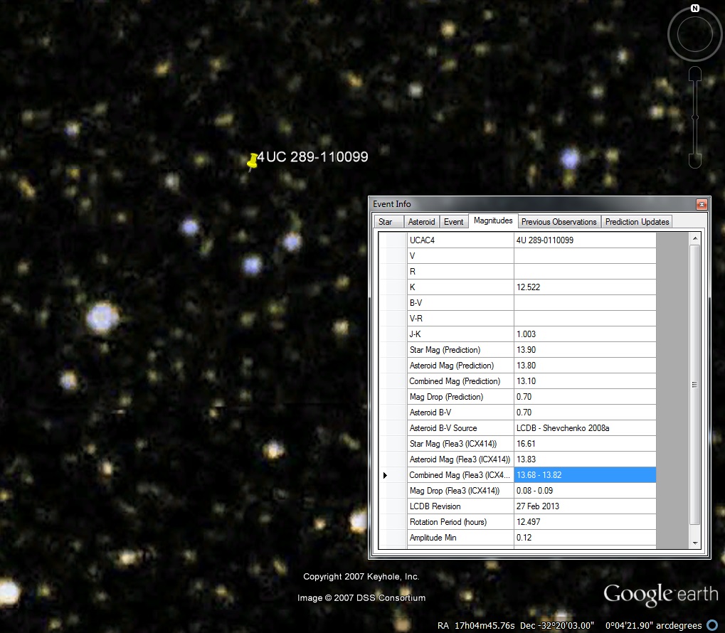 Josephina occultation__ 2014 July 05