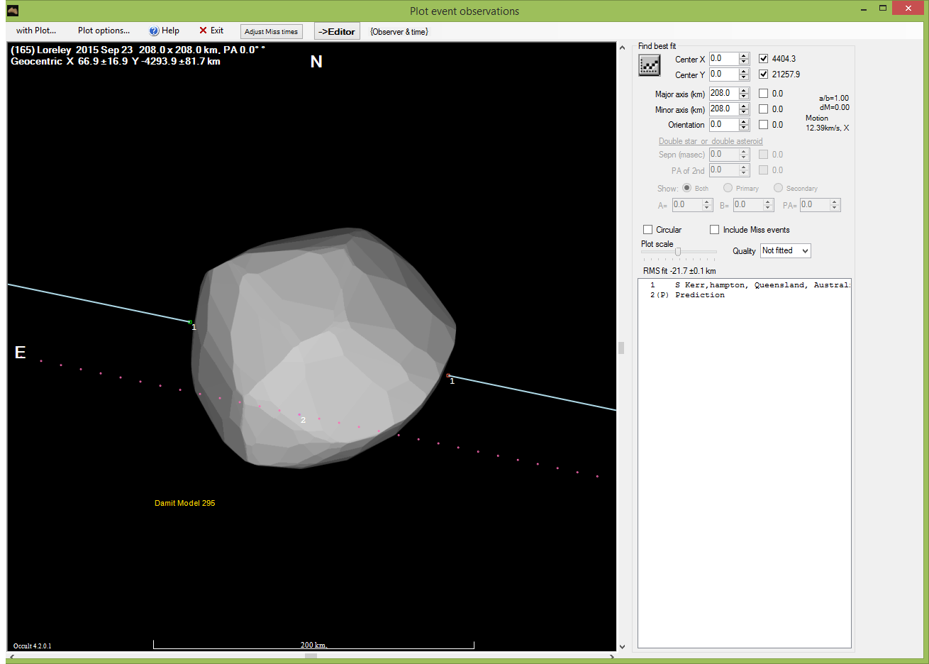 Loreley occultation__ 20150923