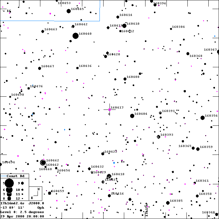 Ekard Detailed Finder Chart