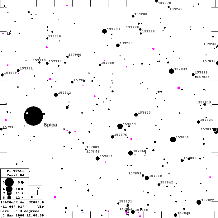 Asterope Detailed Finder Chart