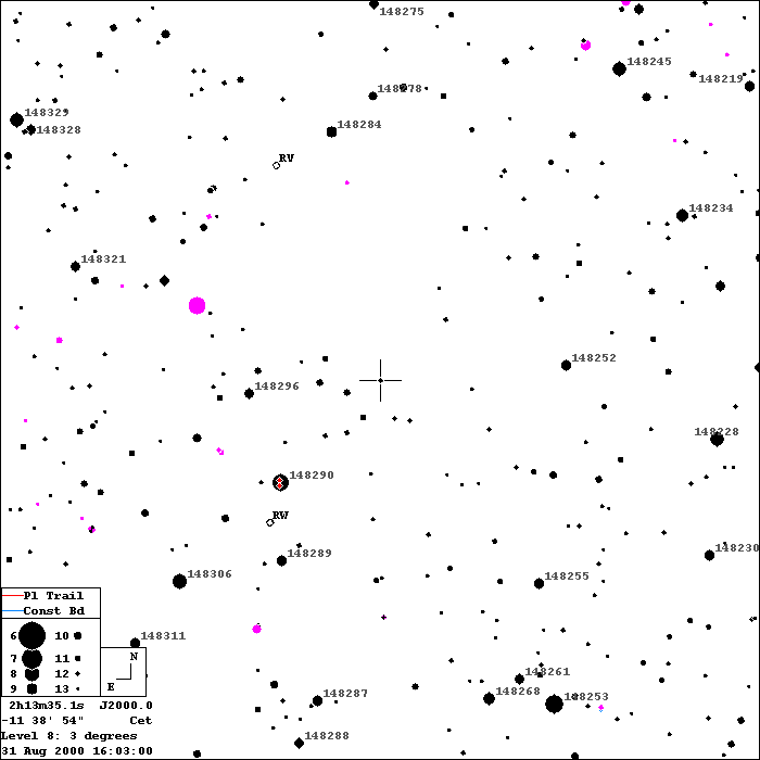 Faina Detailed Finder Chart