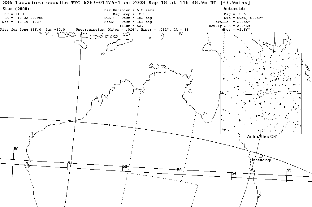 Lacadiera Update Map