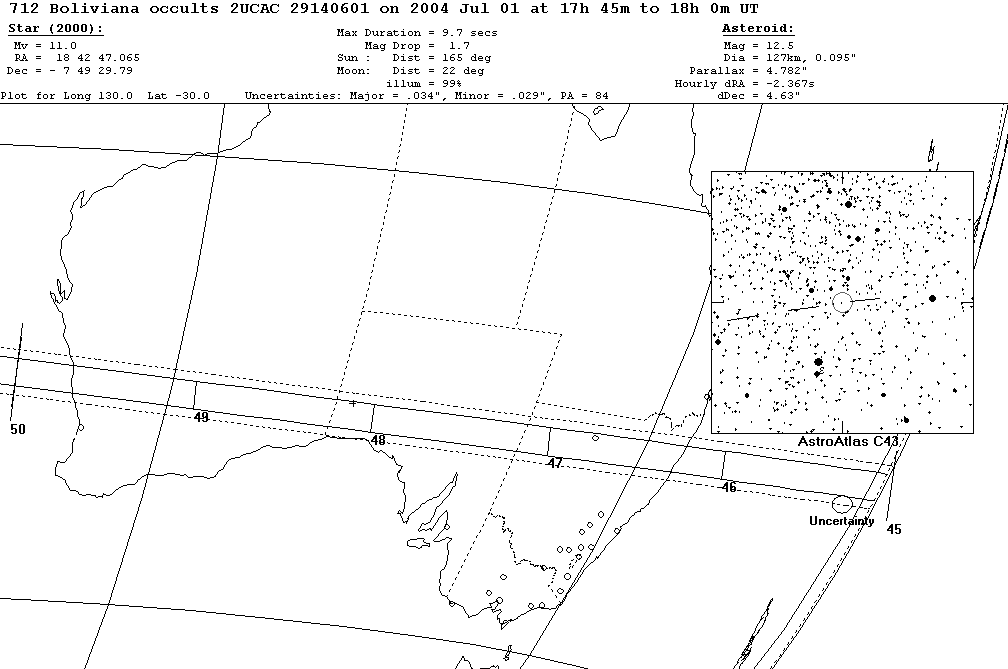 Boliviana Update Map