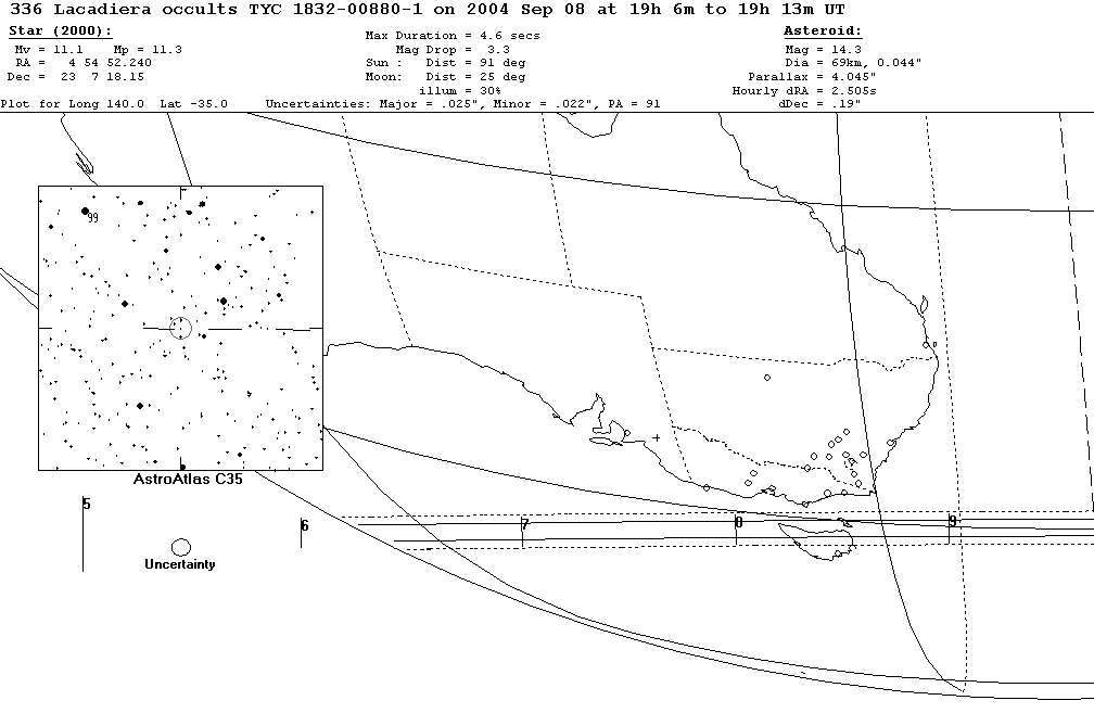 Lacadiera Update Map