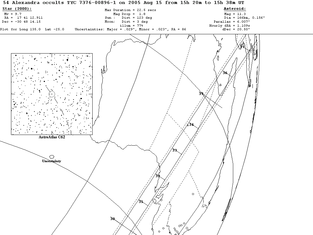 Alexandra Update Map
