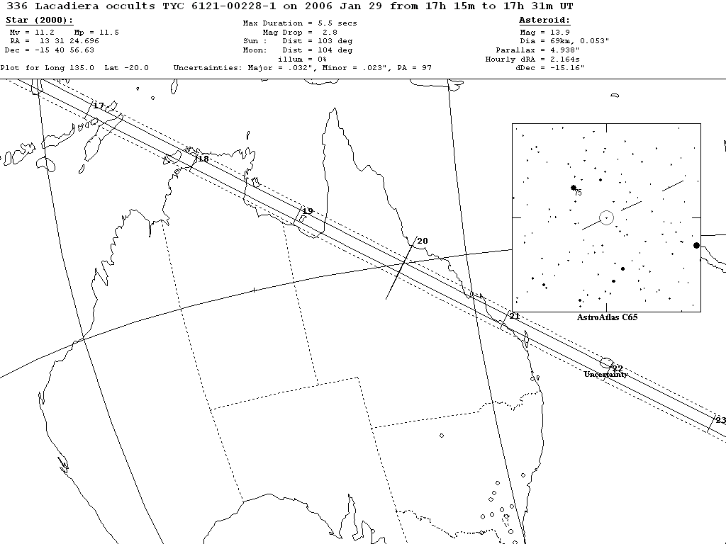 Lacadiera Update Map