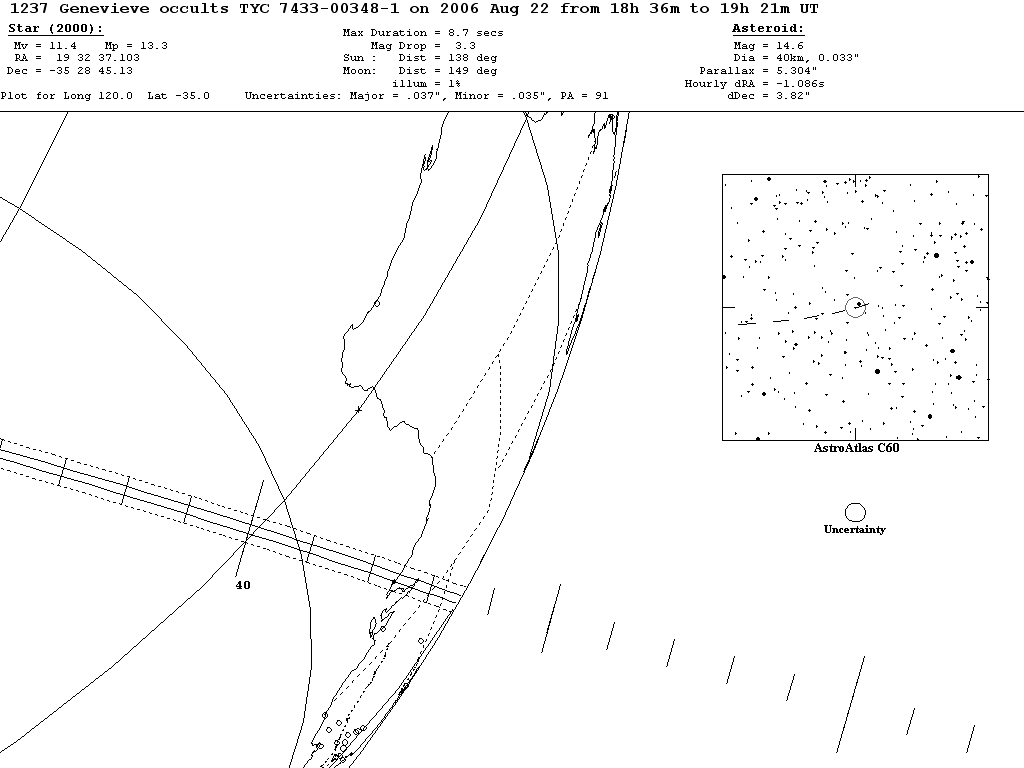 Genevieve Update Map