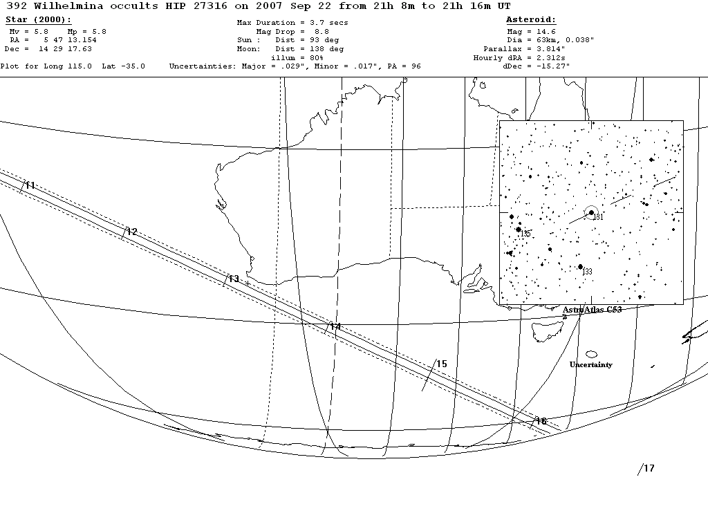 Wilhelmina Update Map