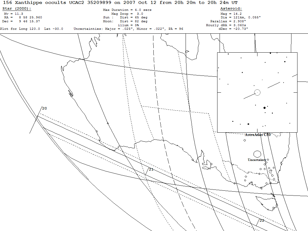 Xanthippe Update Map