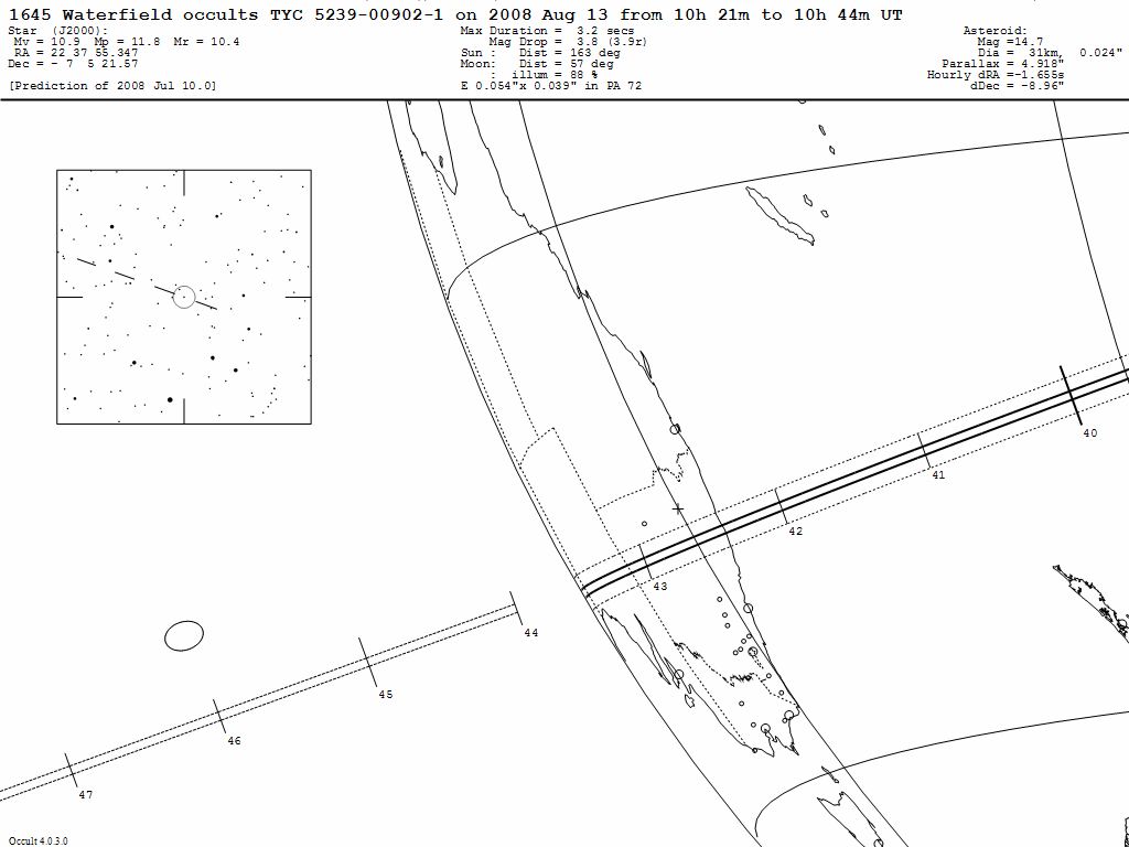 Waterfield Update Map