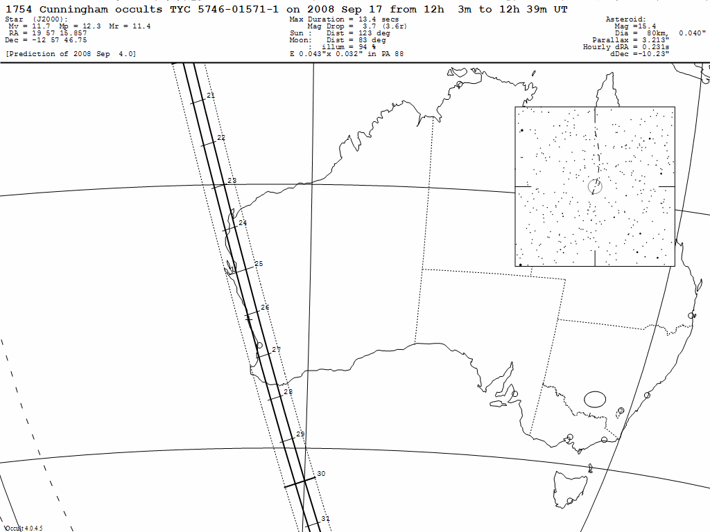 Cunningham Update Map