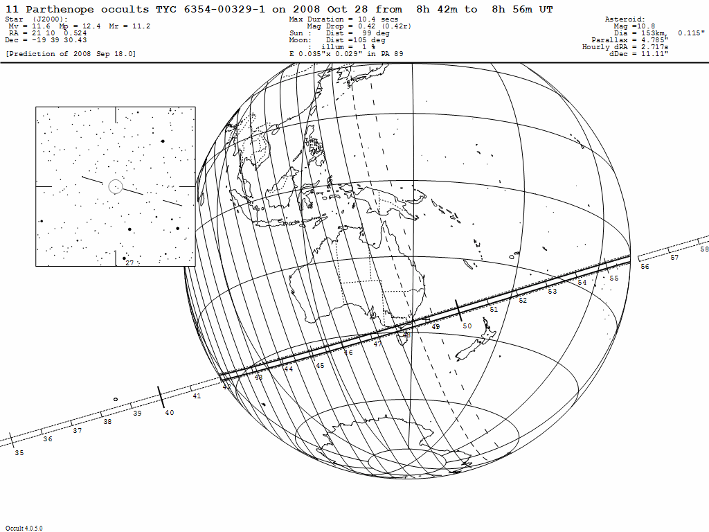 Parthenope Update Map