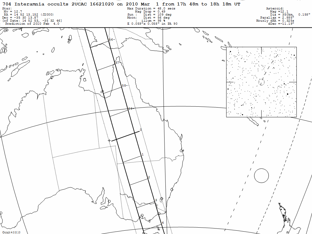 Interamnia Update Map