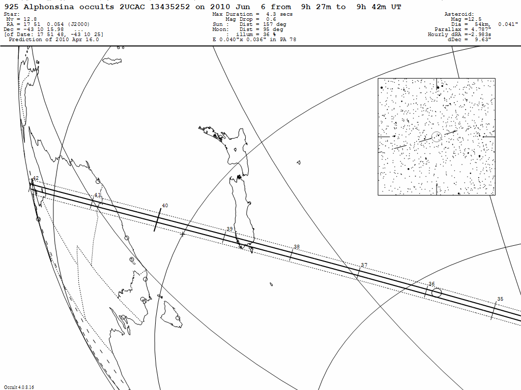 Alphonsina Update Map