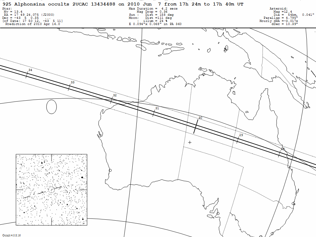 Alphonsina Update Map