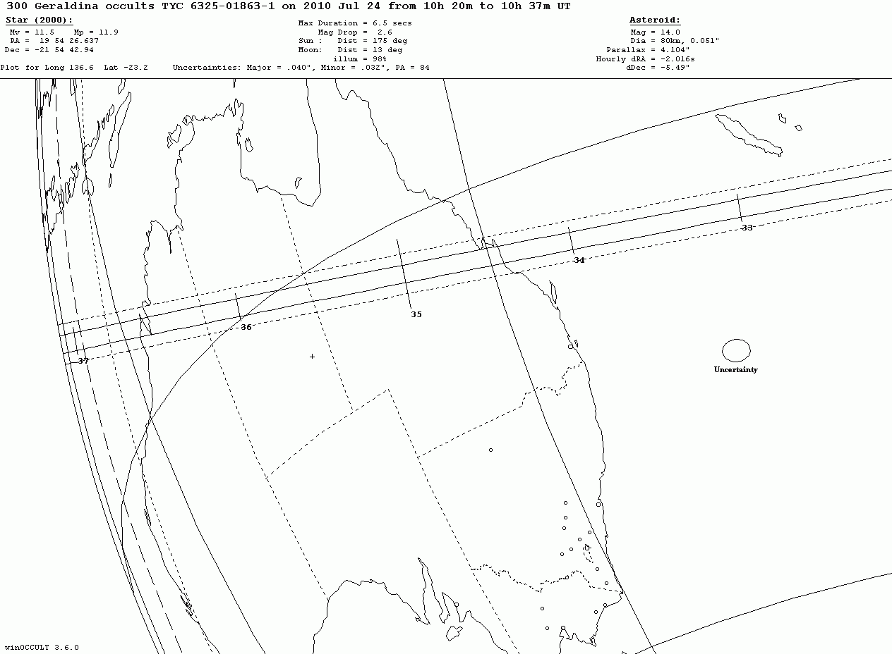 Geraldina Update Map