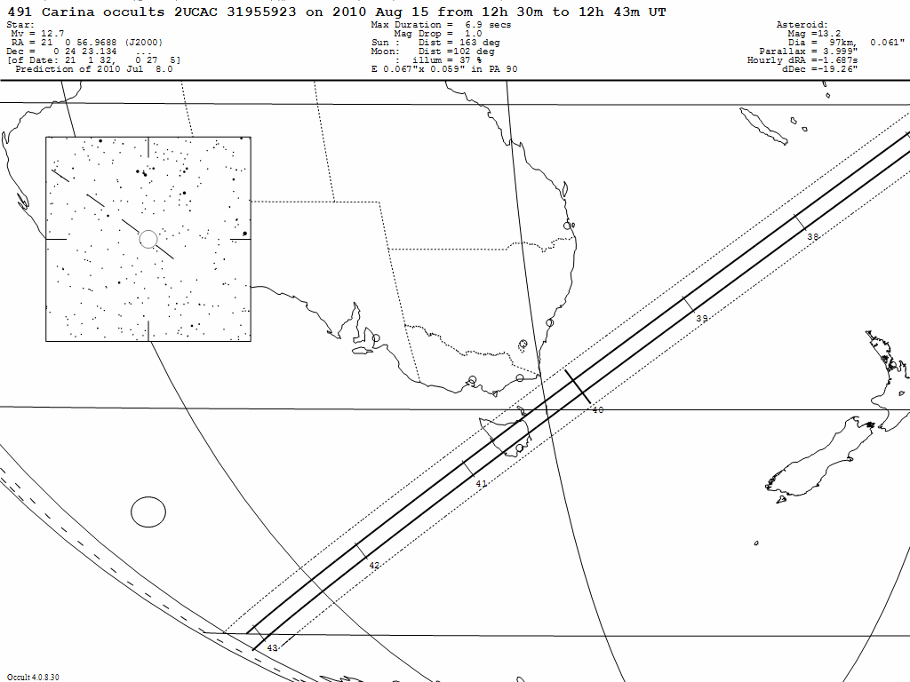 Carina Update Map
