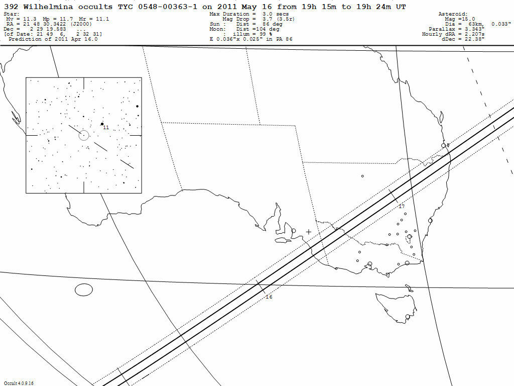 Wilhelmina Update Map