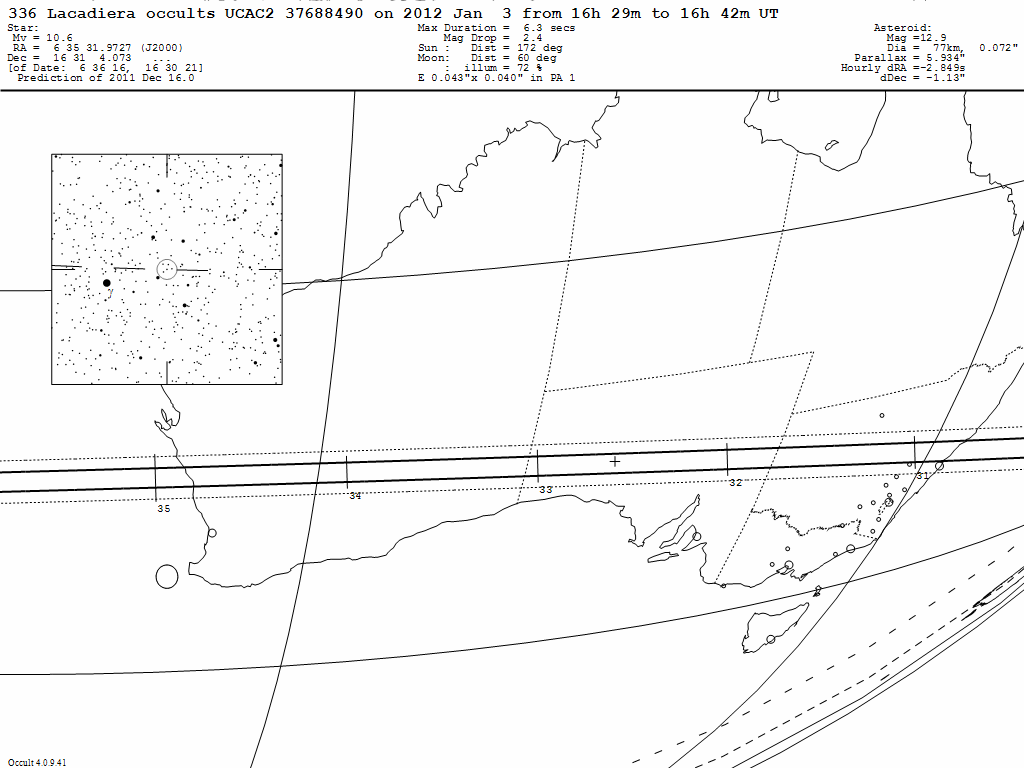 Lacadiera Update Map