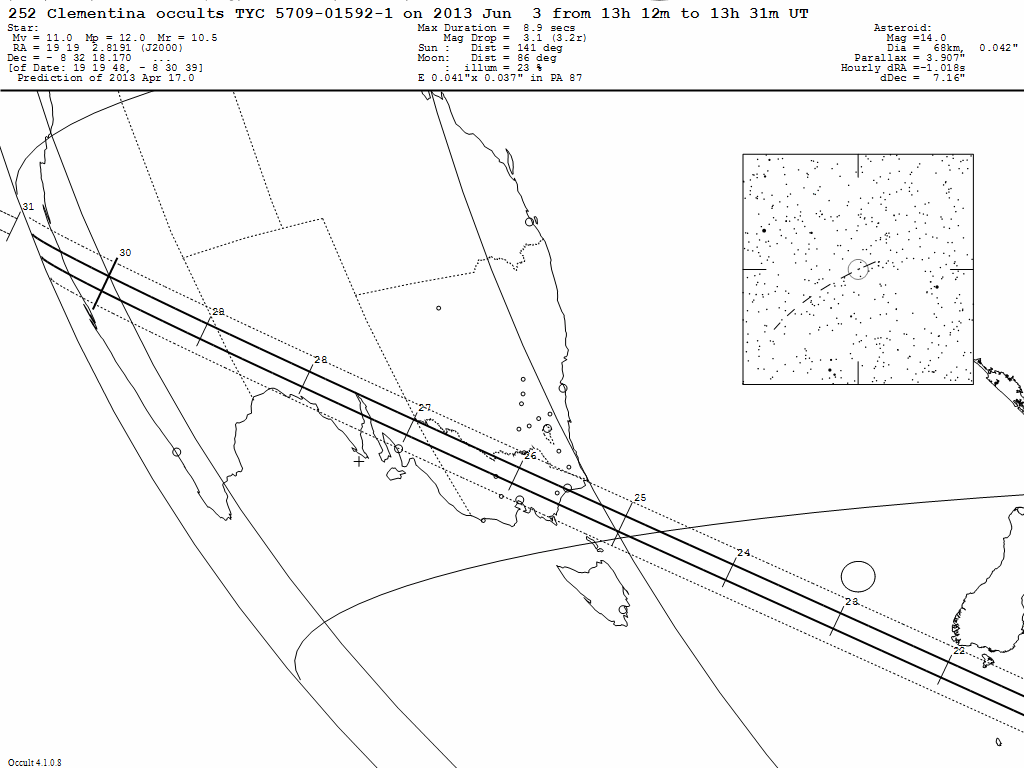 Clementina Update Map