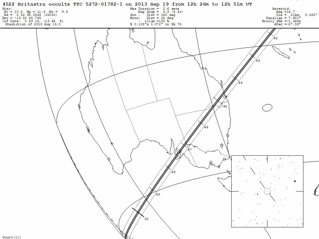 Britastra Update Map