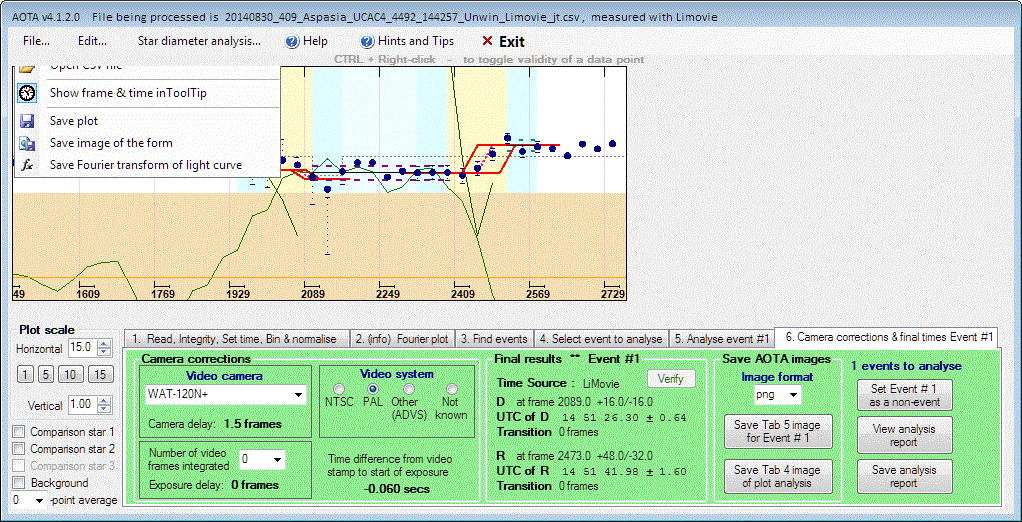 Aspasia occultation__ 2014 August 30