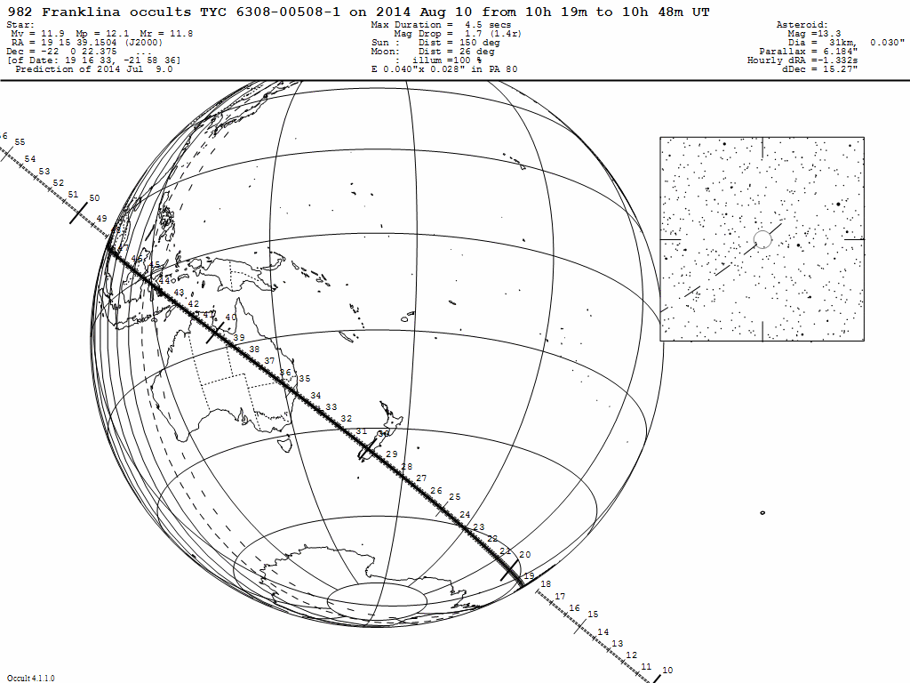 Franklina Update Map