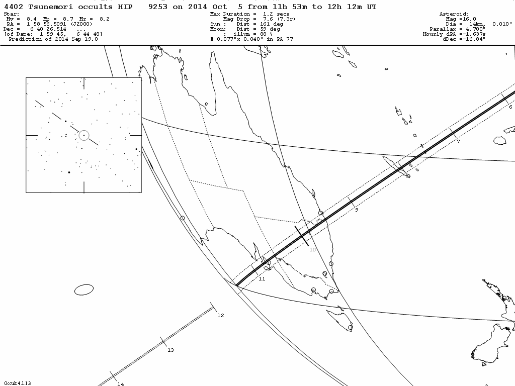 Tsunemori Update Map