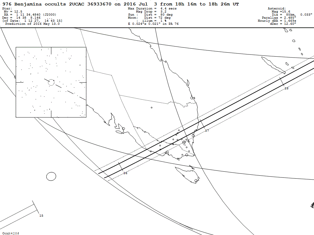 Benjamina Update Map