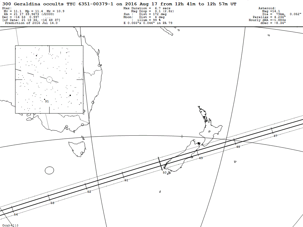 Geraldina Update Map
