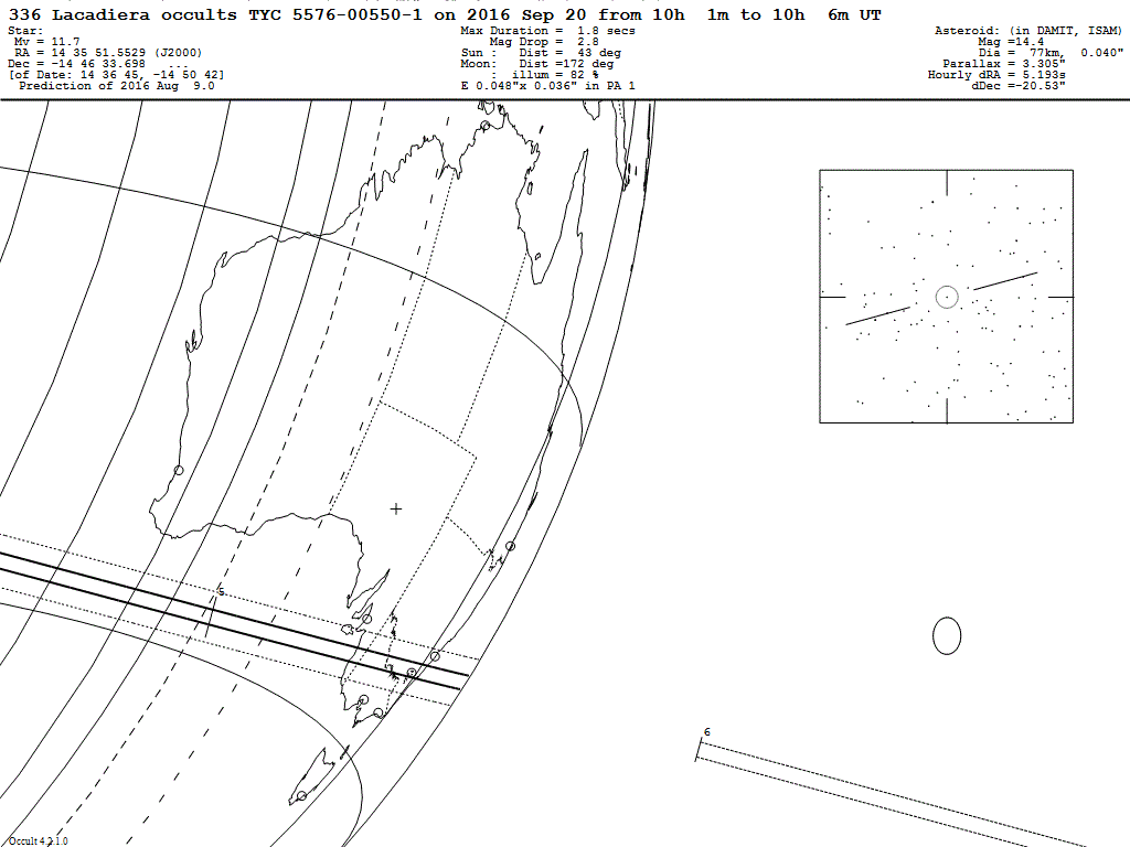 Lacadiera Update Map