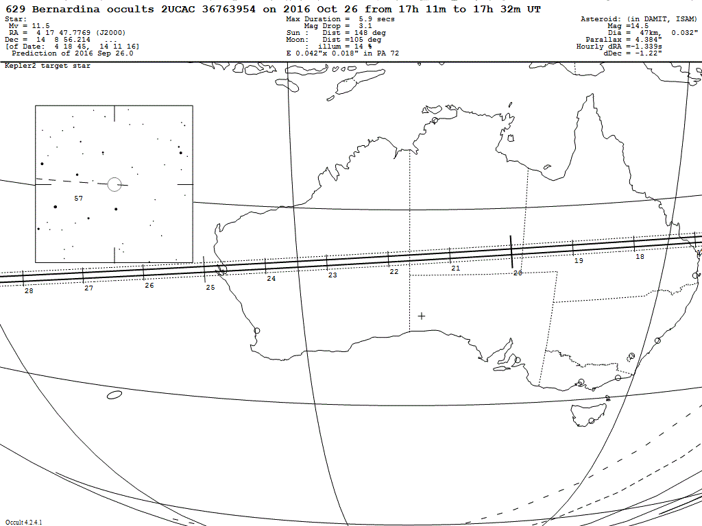 Bernardina Update Map