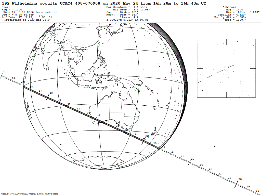 Wilhelmina Update Map