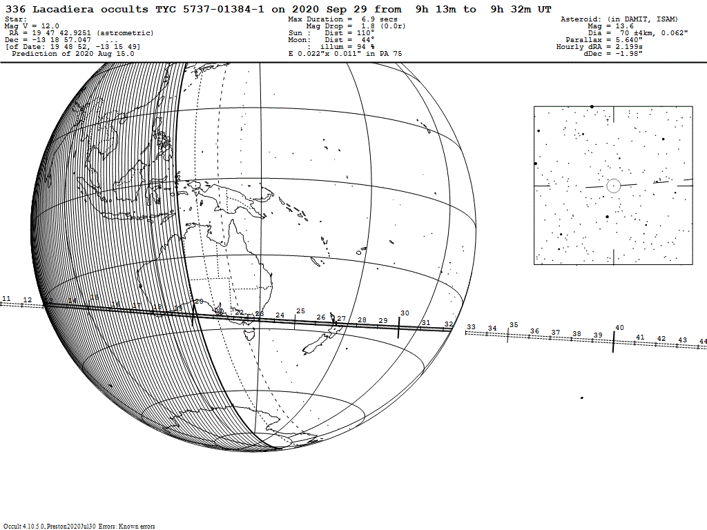 Lacadiera Update Map