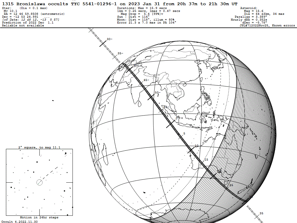 Bronislawa Update Map