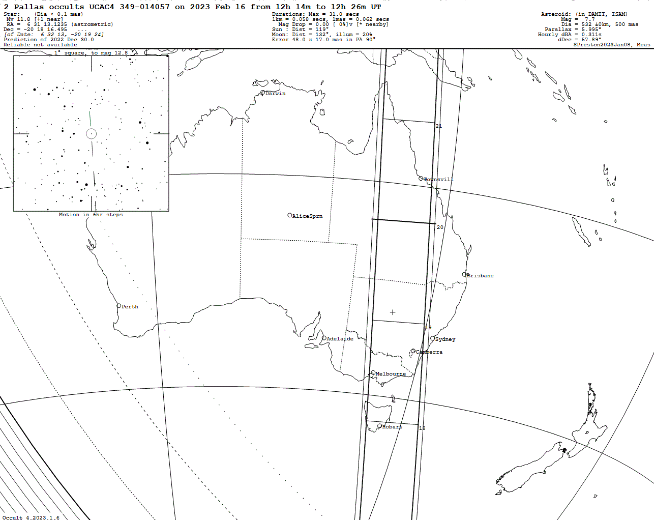 Pallas Update Map