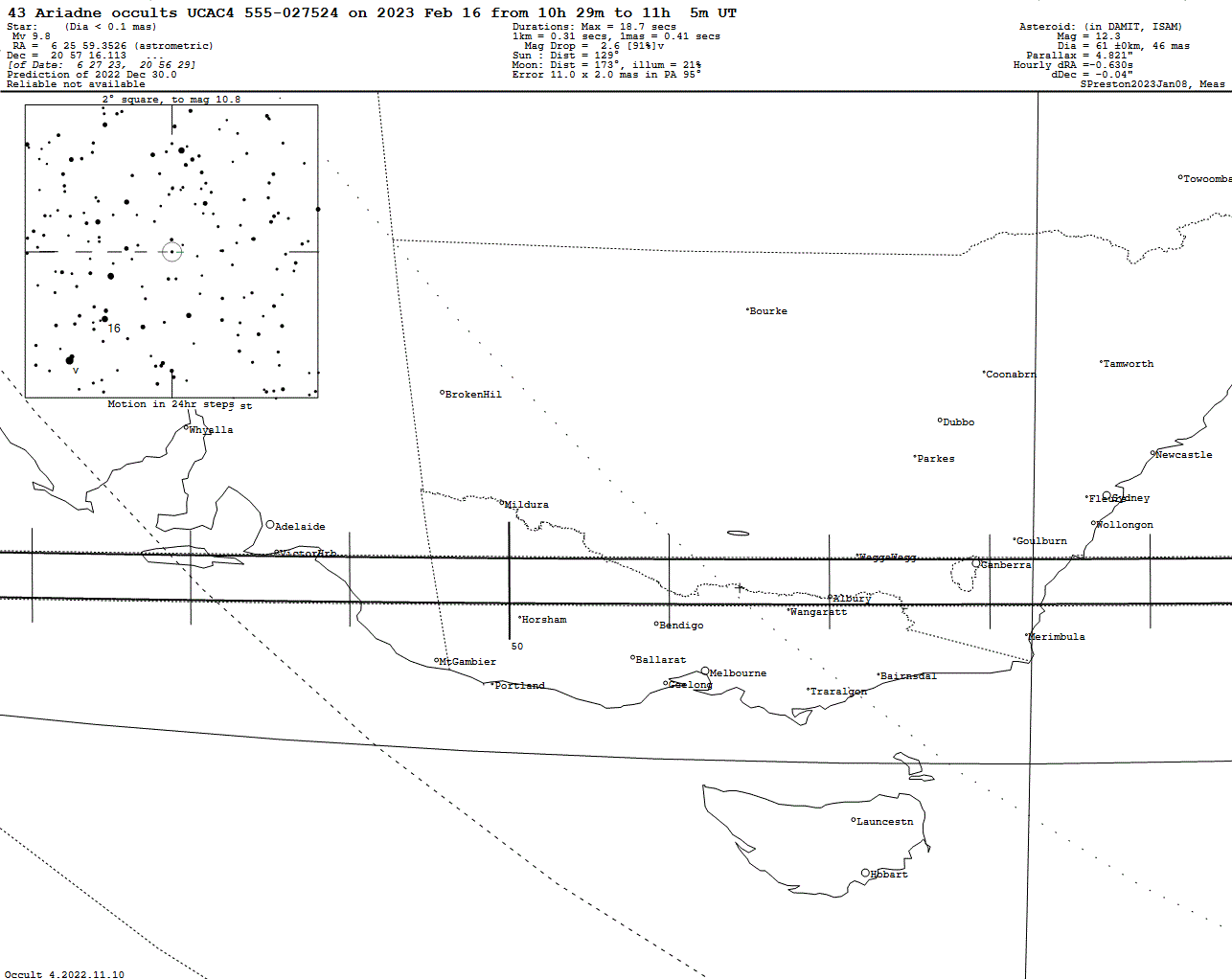 Ariadne Update Map