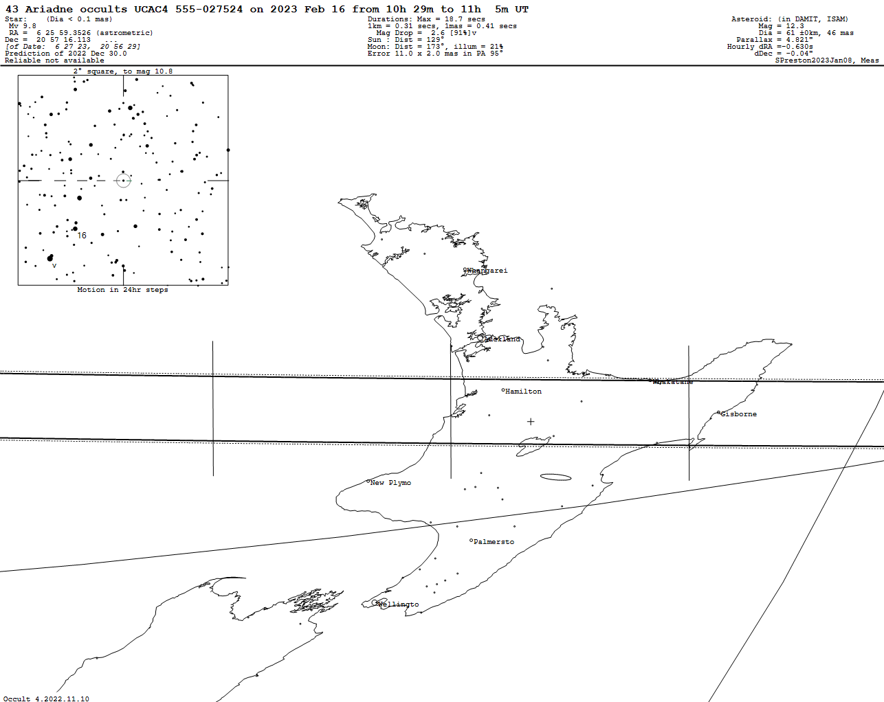 Ariadne Update Map