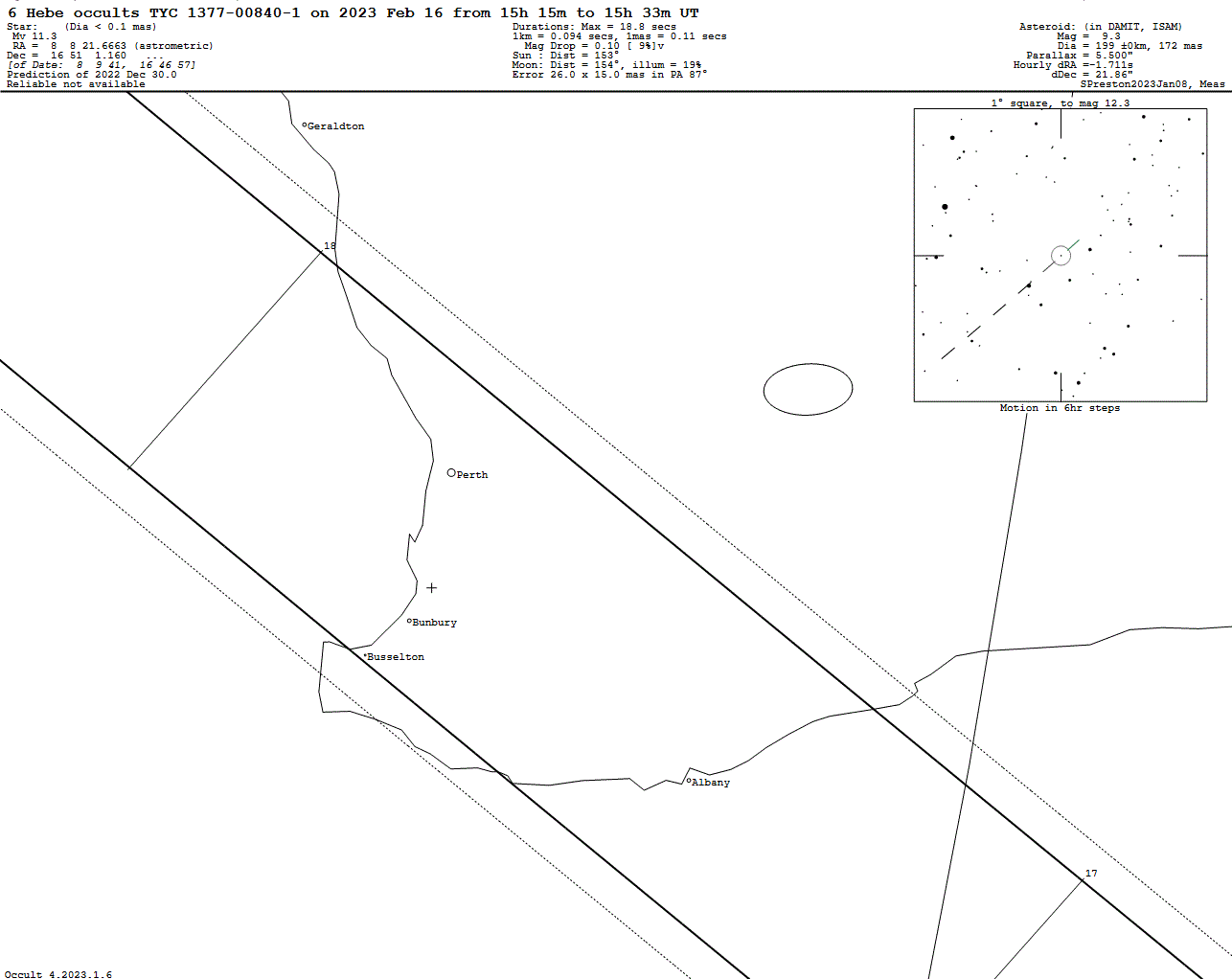 Hebe Update Map