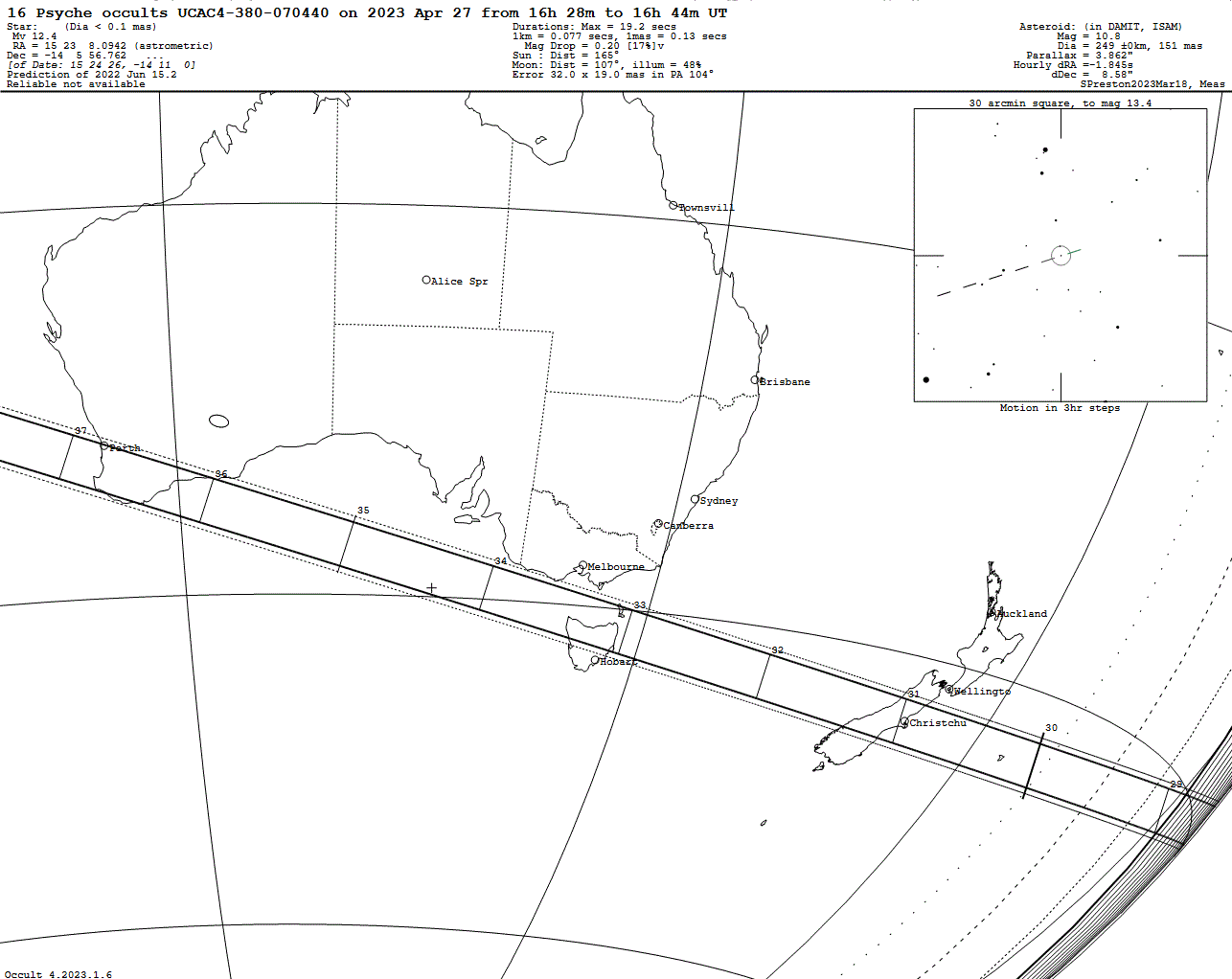 Psyche Update Map