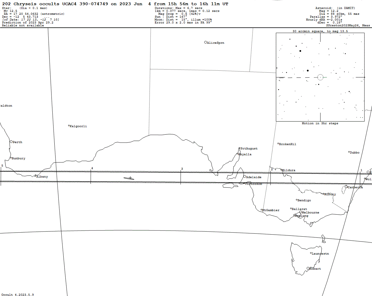 Chryseis Update Map