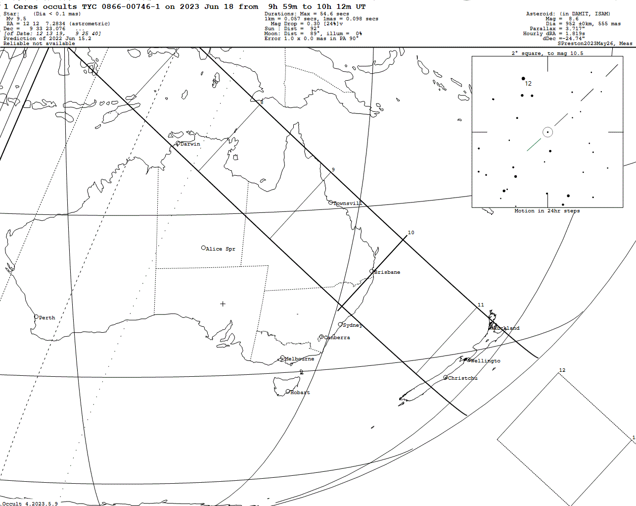 Ceres Update Map