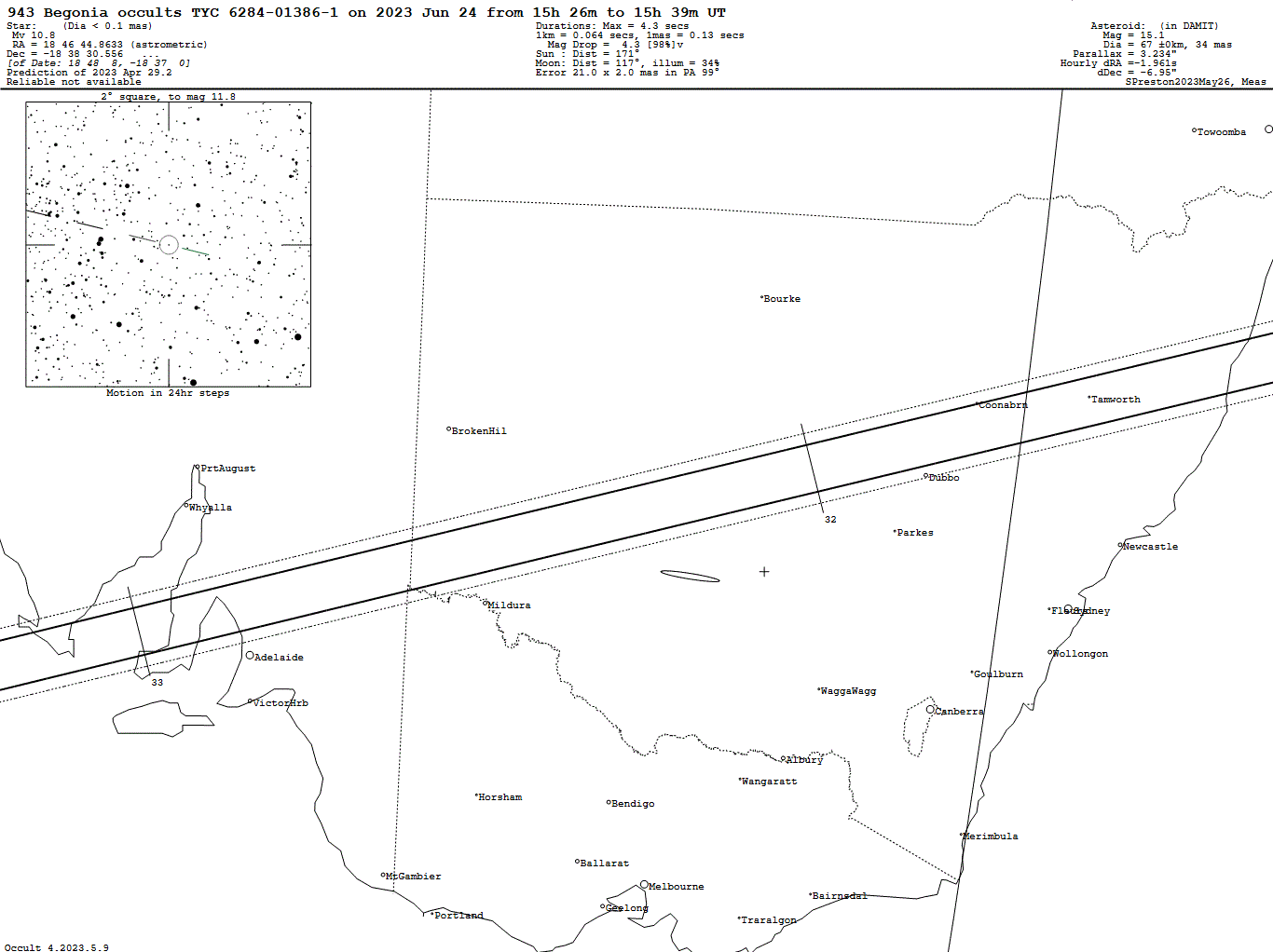 Begonia Update Map