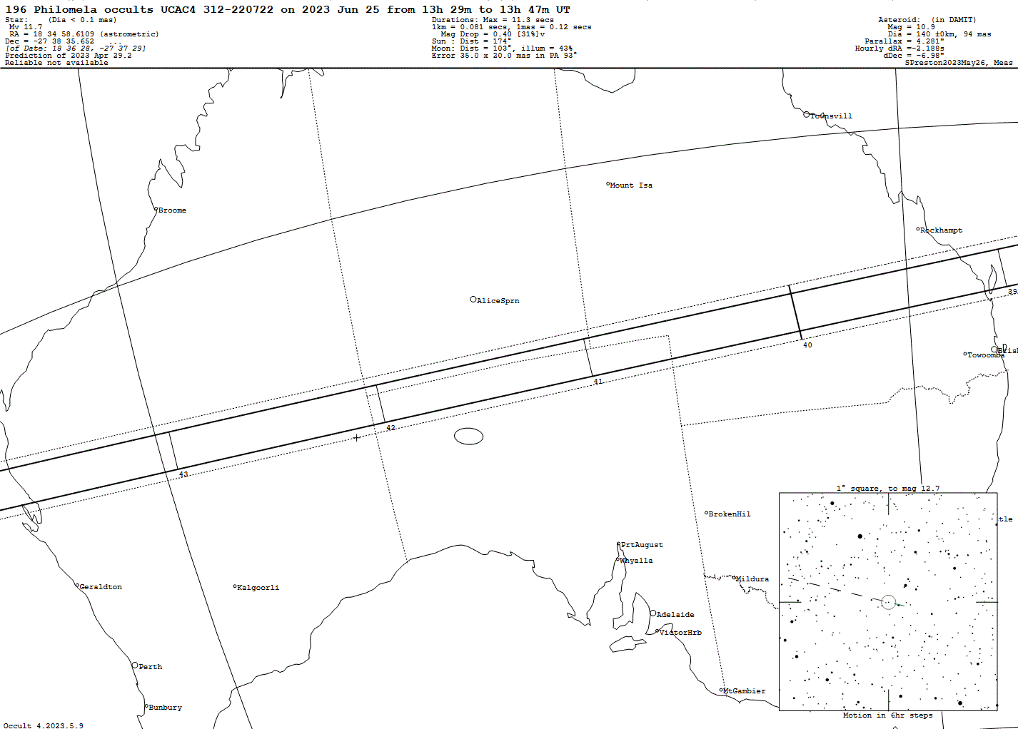 Philomela Update Map