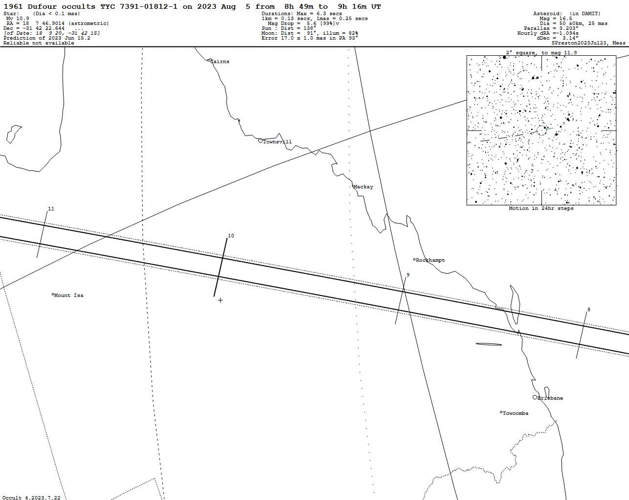 Dufour Update Map