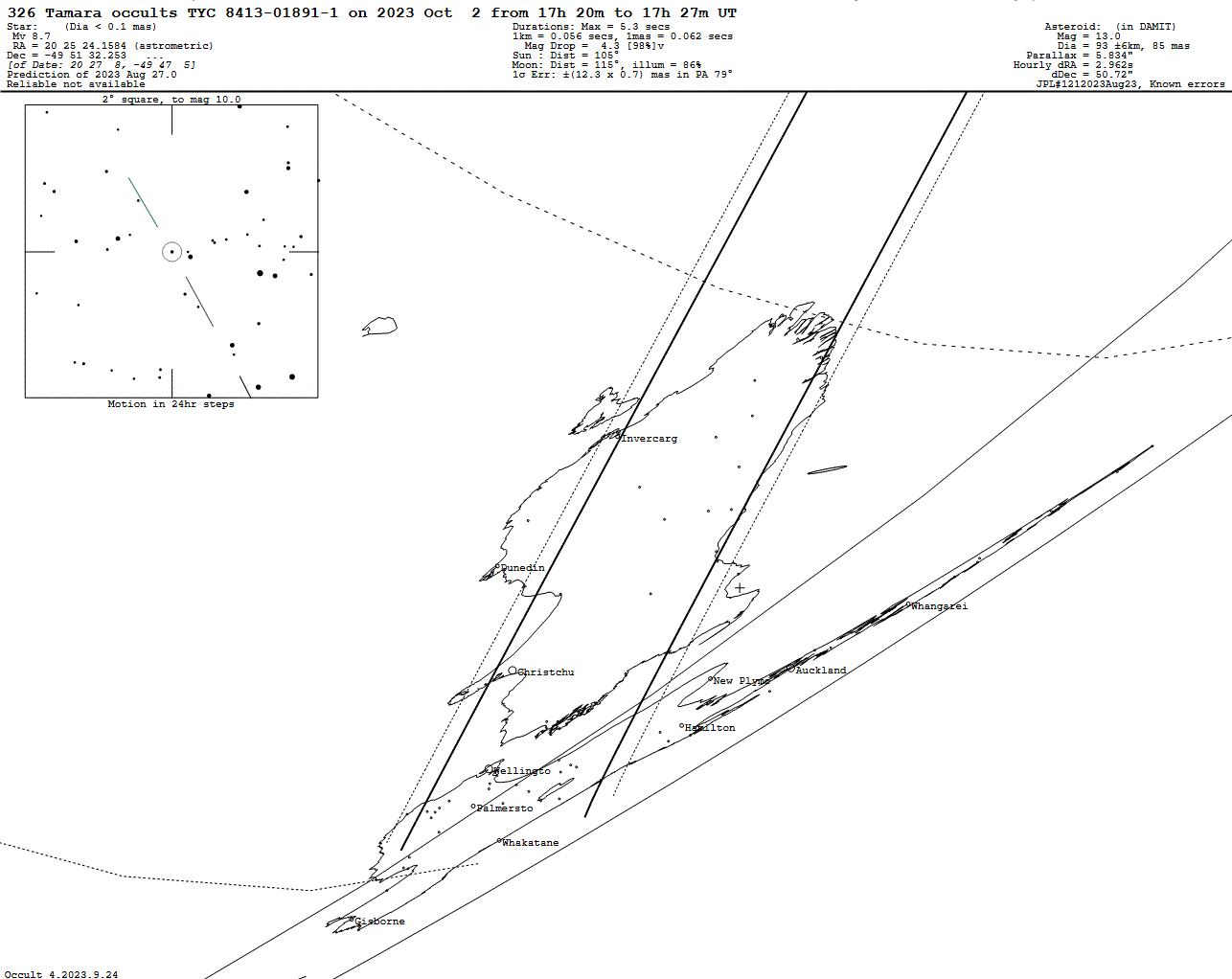 Tamara Update Map