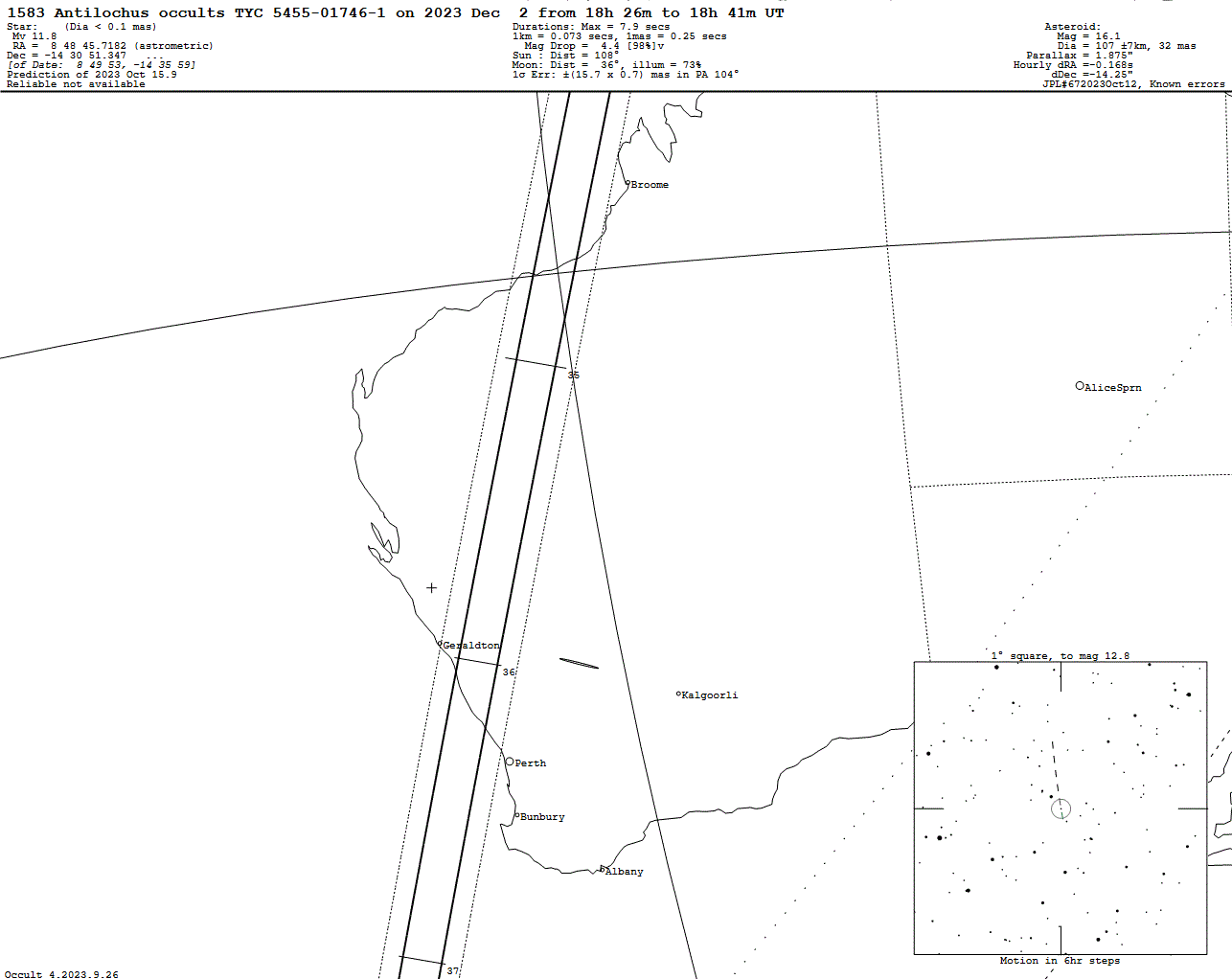 Antilochus Update Map